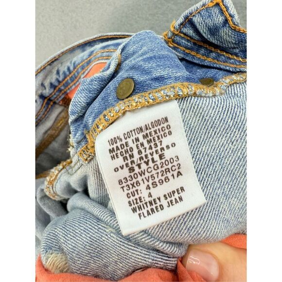 Vintage Y2K Polo Jeans Co. Ralph Lauren Low Rise Bootcut Jeans Plus Leather Belt - Picture 8 of 9